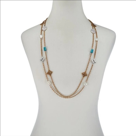 Patricia Nash 34" Mixed Station Double-Strand Necklace - Picture 1 of 12